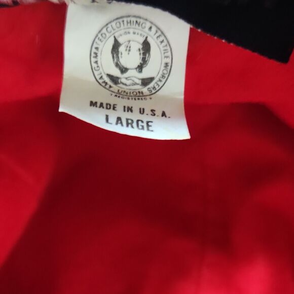 Vintage Trapper Hat Attack New York USA Union Label Retro Navy Wool Fleece Lined - Picture 8 of 13